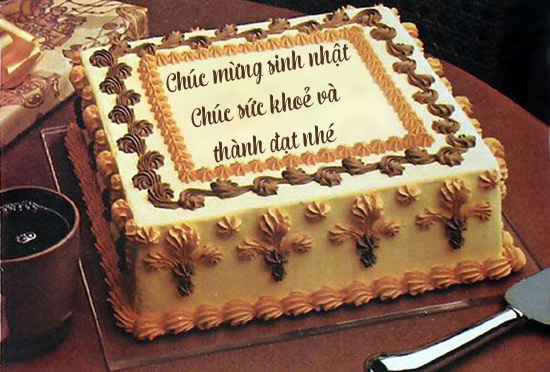 Hướng dẫn viết lời chúc lên bánh sinh nhật trực tuyến chỉ với 5 giây