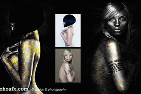 Chia sẻ photoshop action hiệu ứng body painting miễn phí