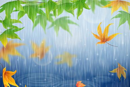 Chia sẻ source hình nền cơn mưa mùa thu đẹp